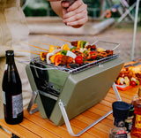 Portable BBQ Stove Grill Folding Charcoal Grill