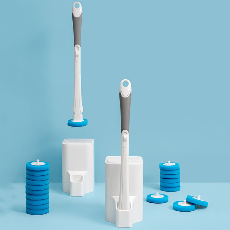 Disposable Toilet Brush Cleaning Set