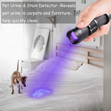 UV LED Mini 395nm Zoomable Flashlight (Pet Urine Detector)