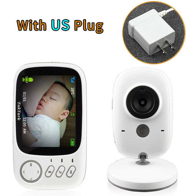 3.2-inch Wireless Video Baby Camera & Sound Activated LCD Monitor (Works w/out internet)