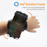 Removable Rotating Sports Phone Wristband Running Wrist Bag Generation Driving Takeaway Navigation Arm Bag Fitness Cycling Trave