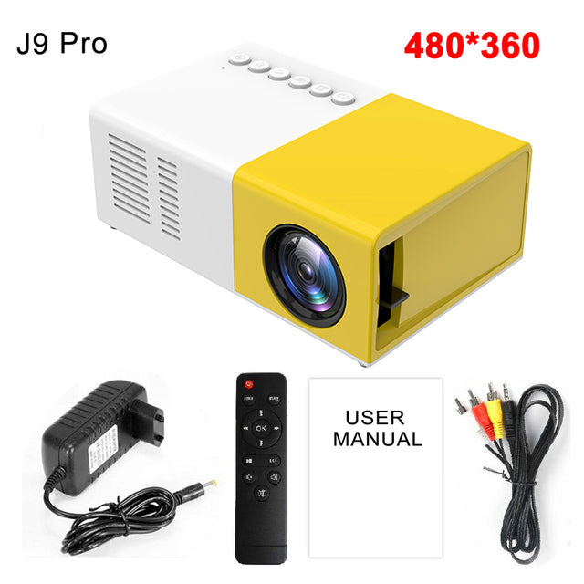 J9 Pro Mini Projector LED Media Player