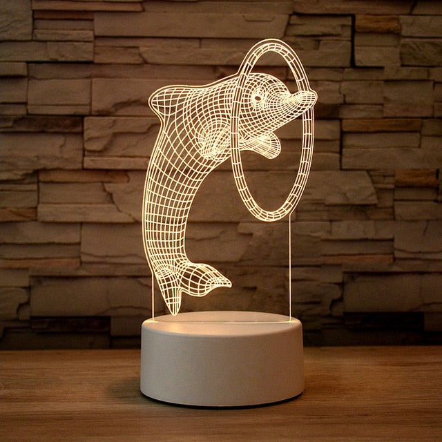 3D Table Night Lamp