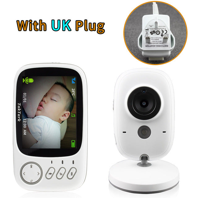 3.2-inch Wireless Video Baby Camera & Sound Activated LCD Monitor (Works w/out internet)