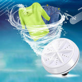 2-in-1 Ultrasonic Mini Washing Machine