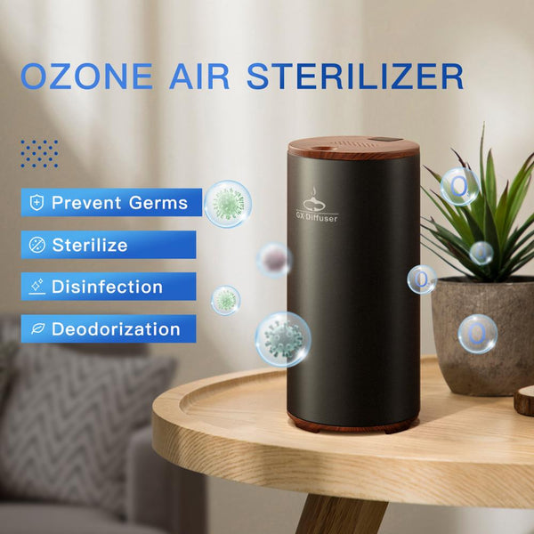 GX Diffuser Rechargeable Air sterilizer Portable Air Purifier & Ionizer USB w/ Battery