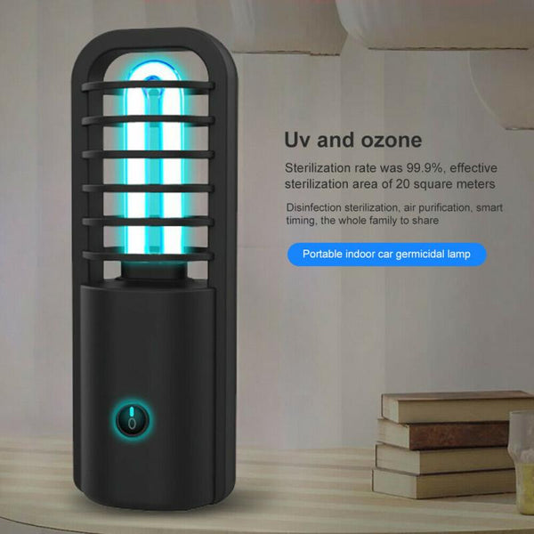 Portable USB Rechargeable UV Sterilizer Light UVC Sanitizer Ozone Ultraviolet Germicidal Lamp UV Sterilizer Bulb For Home Office