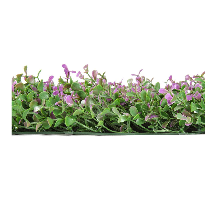 Artificial Purple Lavender Foliage Wall Panels 33 SQ FT UV Resistant