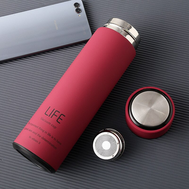 500ML Home Thermos Coffee/Tea Vacuum Flask With Filter