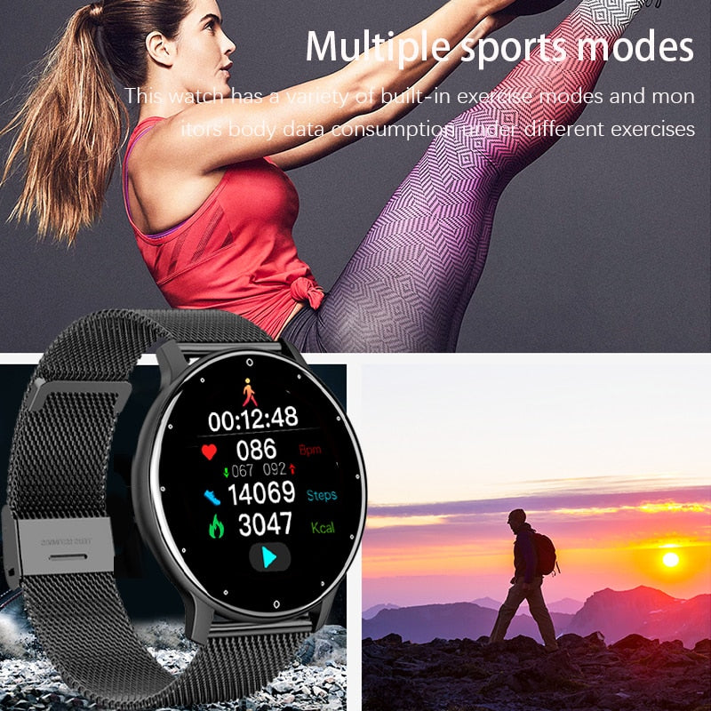 Fitness Waterproof Smartwatch w/ Real-time Weather Monitoring