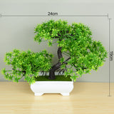 Artificial Bonsai Small Tree Pot Fake Plant For Home Decoration