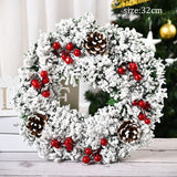 Christmas Wreath Door Garlands Ornaments Decor For Home