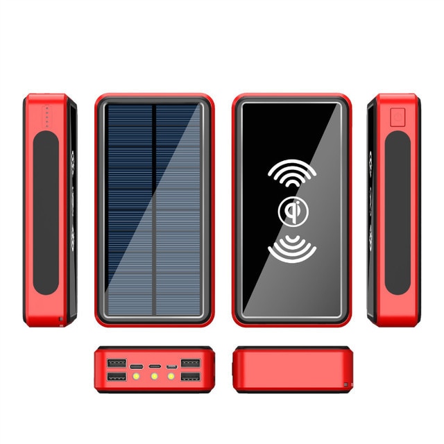 Wireless Solar Power Bank +3 LED (night) Light