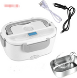 Stainless Steel Electric Heating Lunch Box/ Car /Office School/ Food Warmer Container Heater Bento Box Set