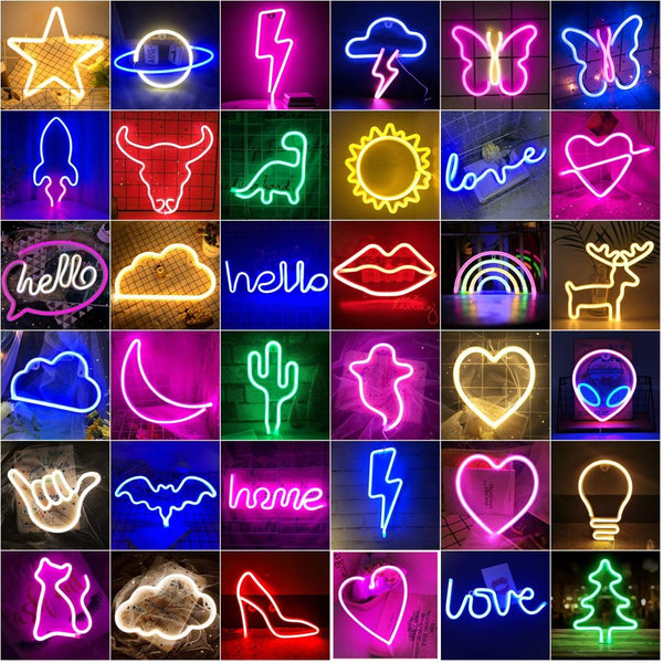 LED Neon Night Light decor