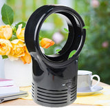 Mini Portable Desktop Bladeless Fan Cute No Fan-leaf Cooler Cooling Fan For Office Study