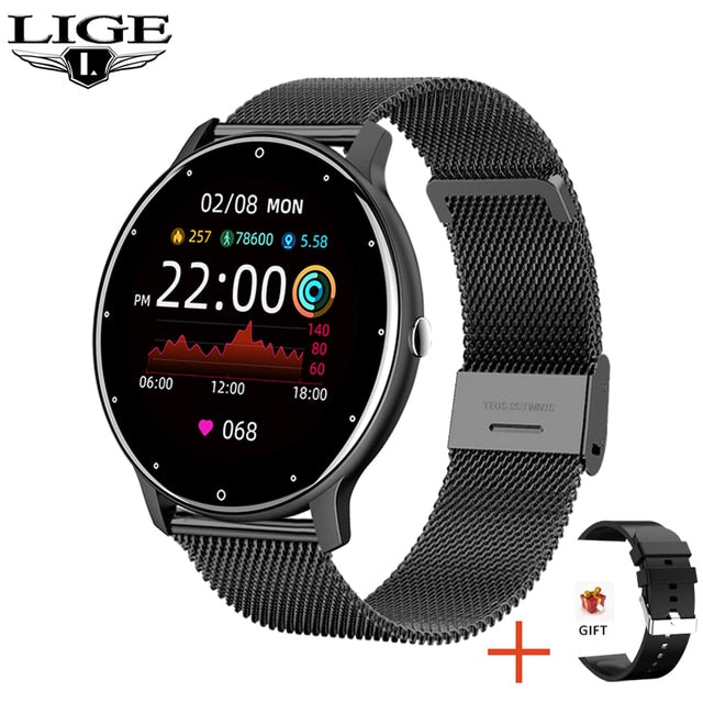 Fitness Waterproof Smartwatch w/ Real-time Weather Monitoring