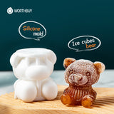 Cute Teddy Bear Ice Cube Maker