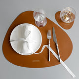 Waterproof And Oil-proof Insulation Mat Simple Cup Pad Leather Table Mat