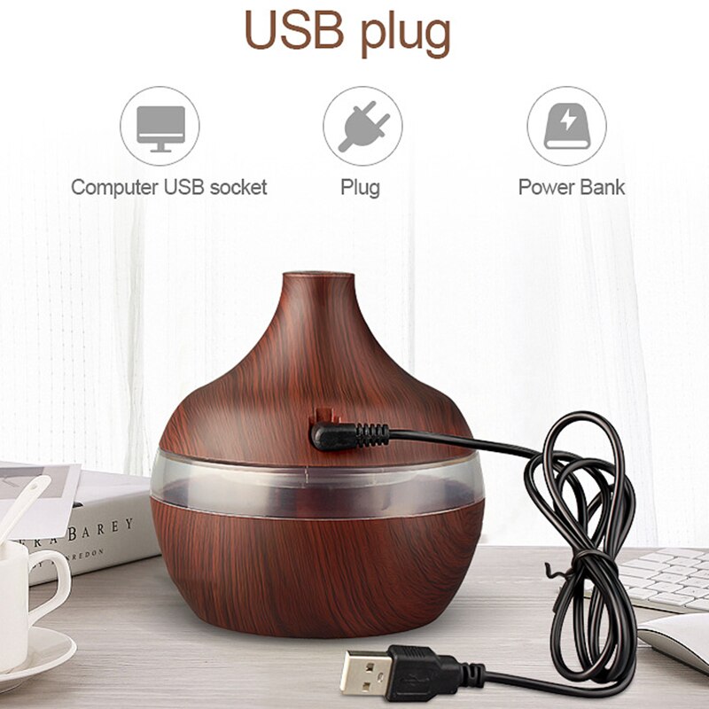 Wood Ultrasonic Air Humidifier