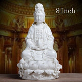 Ceramic Guanyin Statue Figure Art