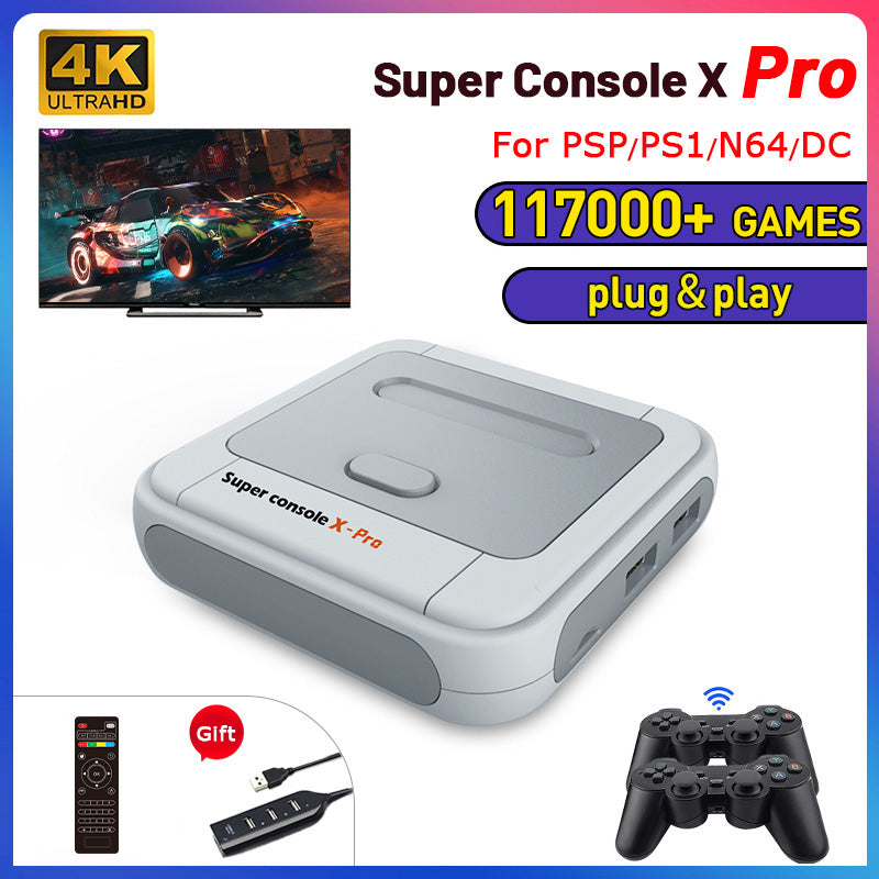 WiFi Retro Super Console- Pro 4K HD TV