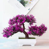 Artificial Bonsai Small Tree Pot Fake Plant For Home Decoration