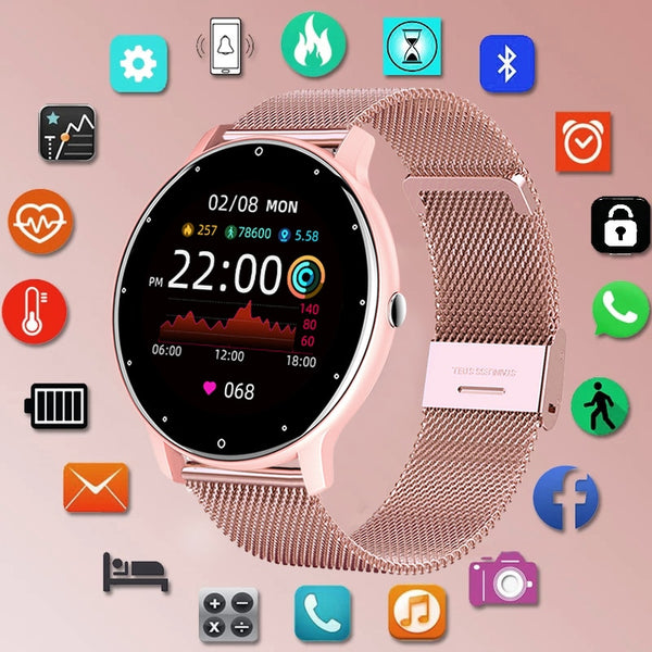 Fitness Waterproof Smartwatch w/ Real-time Weather Monitoring