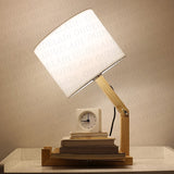 Robot Shape Wooden Table Lamp E14 Lamp Holder 110-240V