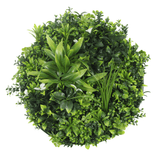 Artificial Green Wall Disc 30" Black Frame UV Resistant