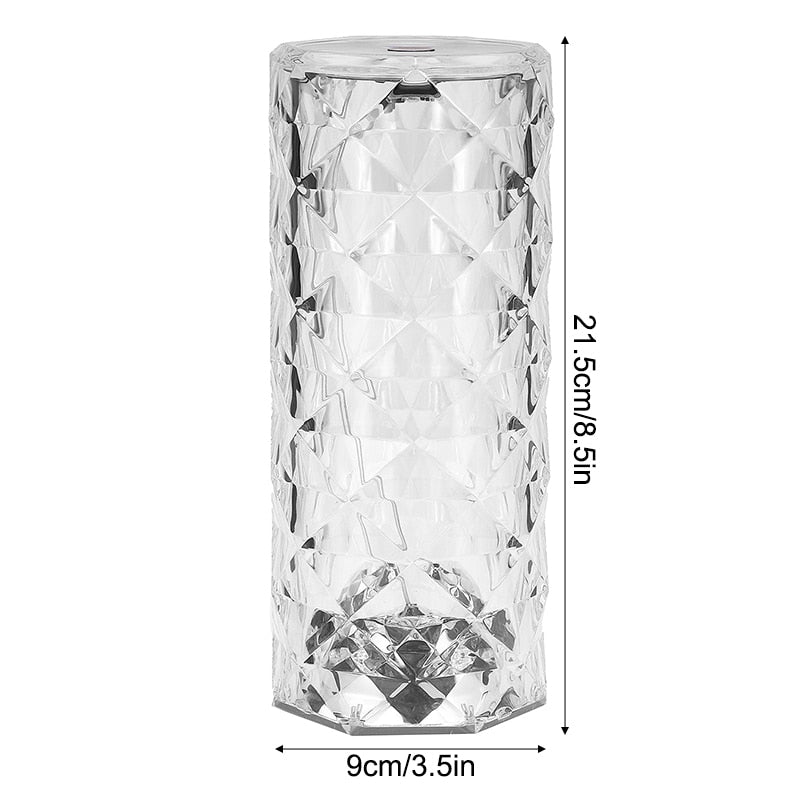 LED Crystal Diamond Table Lamp