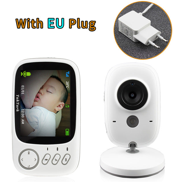 3.2-inch Wireless Video Baby Camera & Sound Activated LCD Monitor (Works w/out internet)