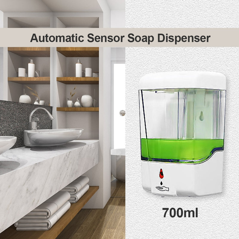 700ml Household Touchless Wall Mounted Auto-Sensor Dispenser