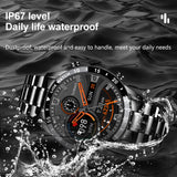 Fitness Smartwatch + Heart Rate Blood Pressure + Waterproof