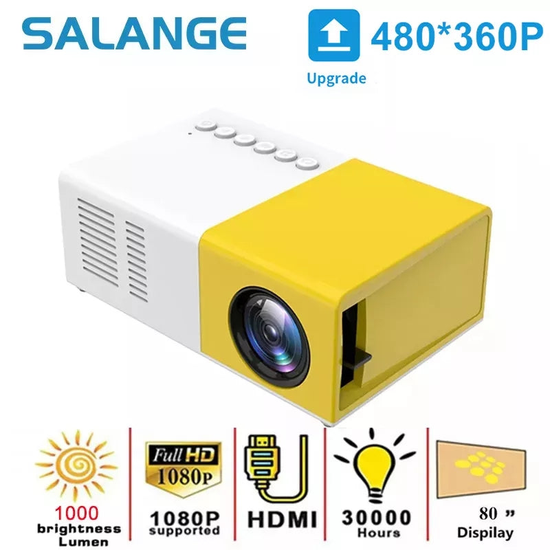 J9 Pro Mini Projector LED Media Player