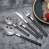 24Pc Stainless Steel Dinnerware Set