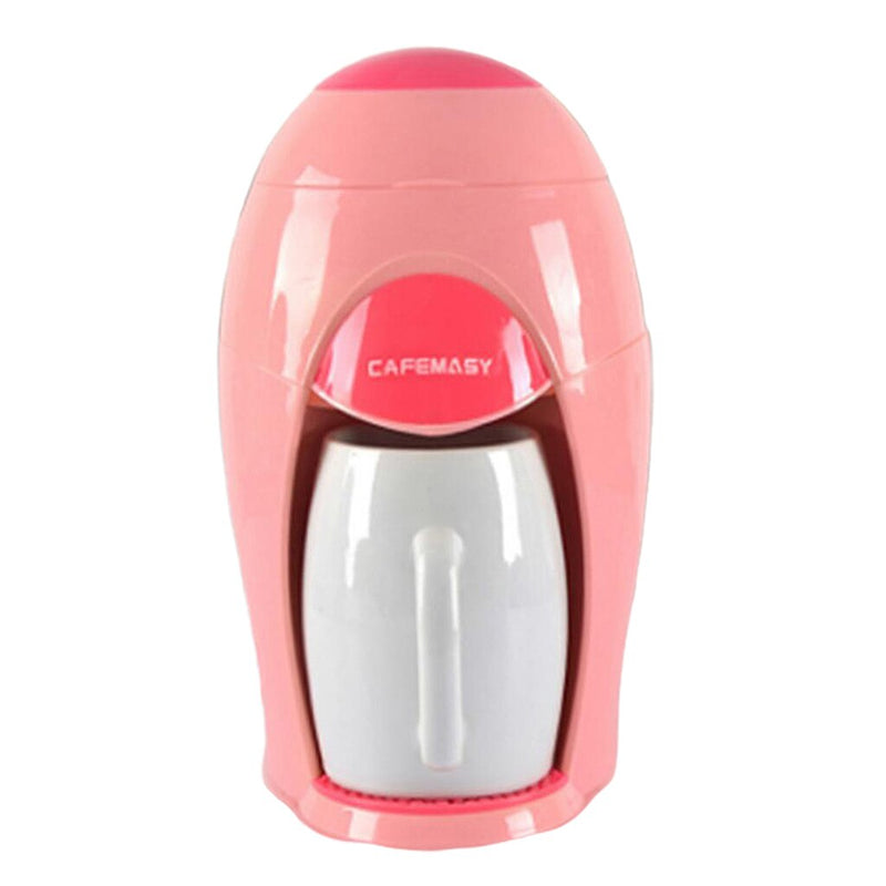 Mini Portable Electric Drip Coffee Machine Small Tea Maker American Drip Coffee Maker Black/Pink Household Office