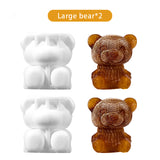 Cute Teddy Bear Ice Cube Maker