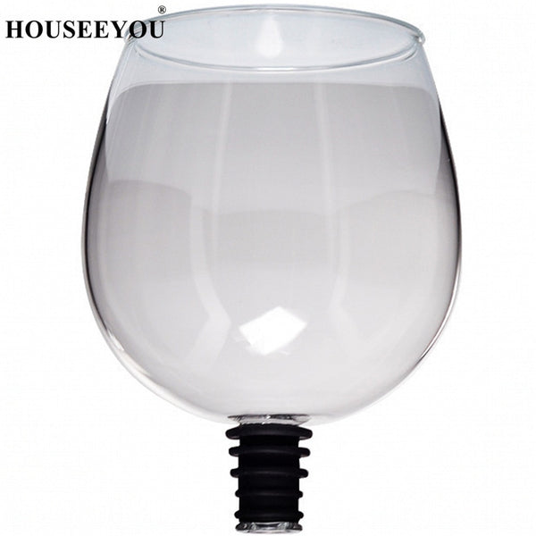 Creative Red Wine Champagne Glass Cup with Silicone Seal (260ML)