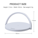 10W Qi Fast Wireless Charger Table Lamp For iPhone