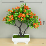 Artificial Bonsai Small Tree Pot Fake Plant For Home Decoration