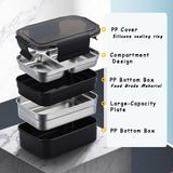 Stainless Steel Lunch Box: Single Layer or Double Layers Bento Box