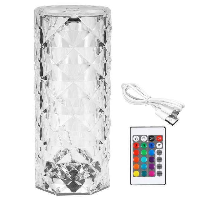 LED Crystal Diamond Table Lamp