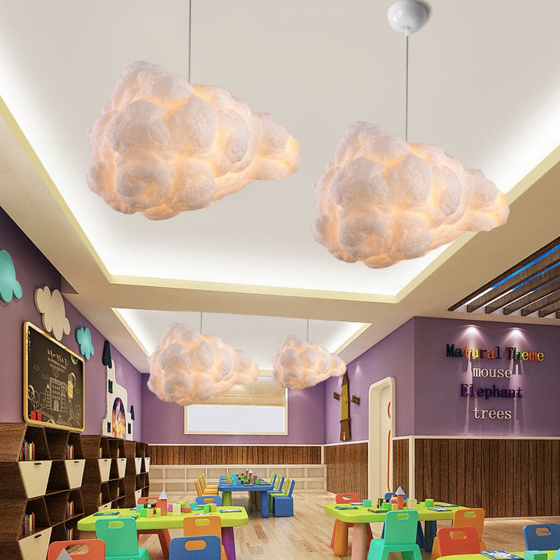 Floating Cloud Chandelier Lamp