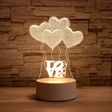 3D Table Night Lamp