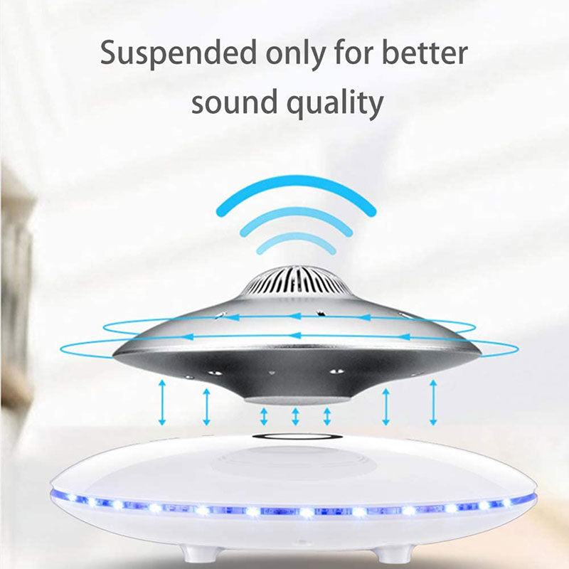 levitating UFO speaker lamp led table lamp