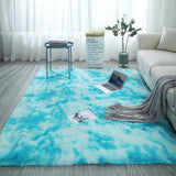 New Colorful Carpets Shaggy Carpet For Living Room Bedside Rugs Rainbow Color Soft Fluffy Plush carpet For Bedroom Home Decor