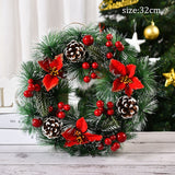 Christmas Wreath Door Garlands Ornaments Decor For Home