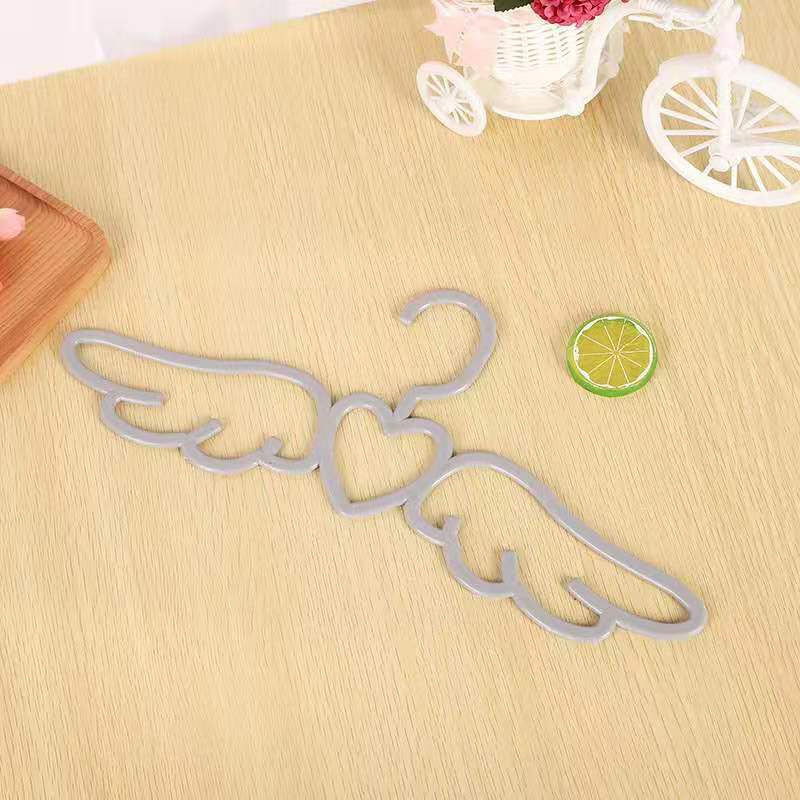 5/10PCS Set Angel Wing Shape Traceless Non-Slip Hanger Wardrobe Organizer For Home Hotel Clothes Hangers Scarf Tie Hook lelakaya