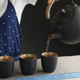 TANGPIN black crockery ceramic teacup porcelain tea cup household chinese kung fu cup 150ml